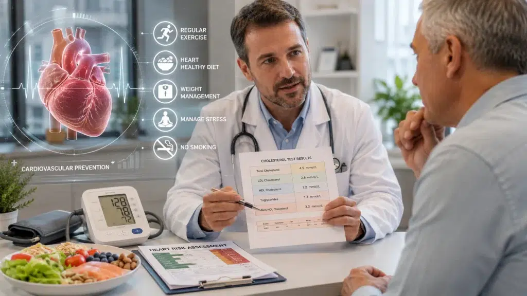 Cholesterol consultation in modern clinic