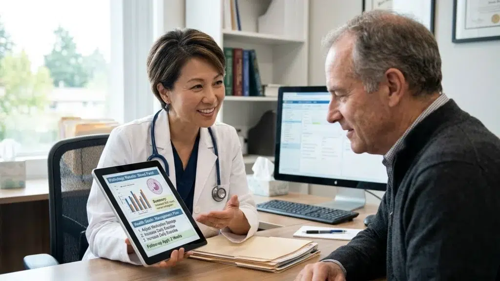 Monitoring chronic health conditions through regular GP appointments